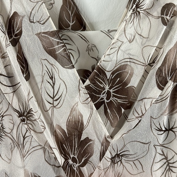 Ann Taylor Loft 100% Silk Sleeveless MIDI Dress, 10P - Picture 3 of 10